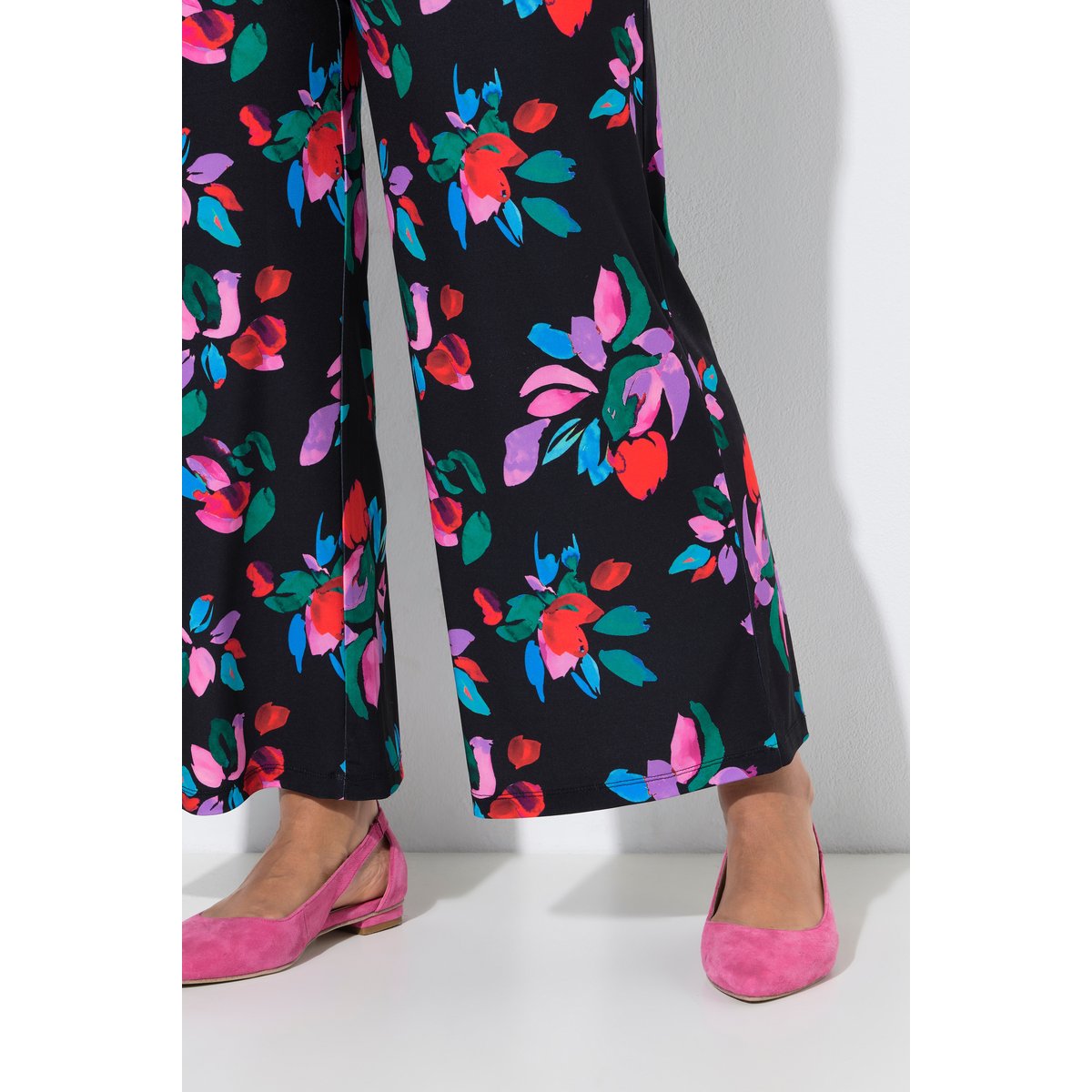 Pantalon en jersey noir, ULLA POPKEN