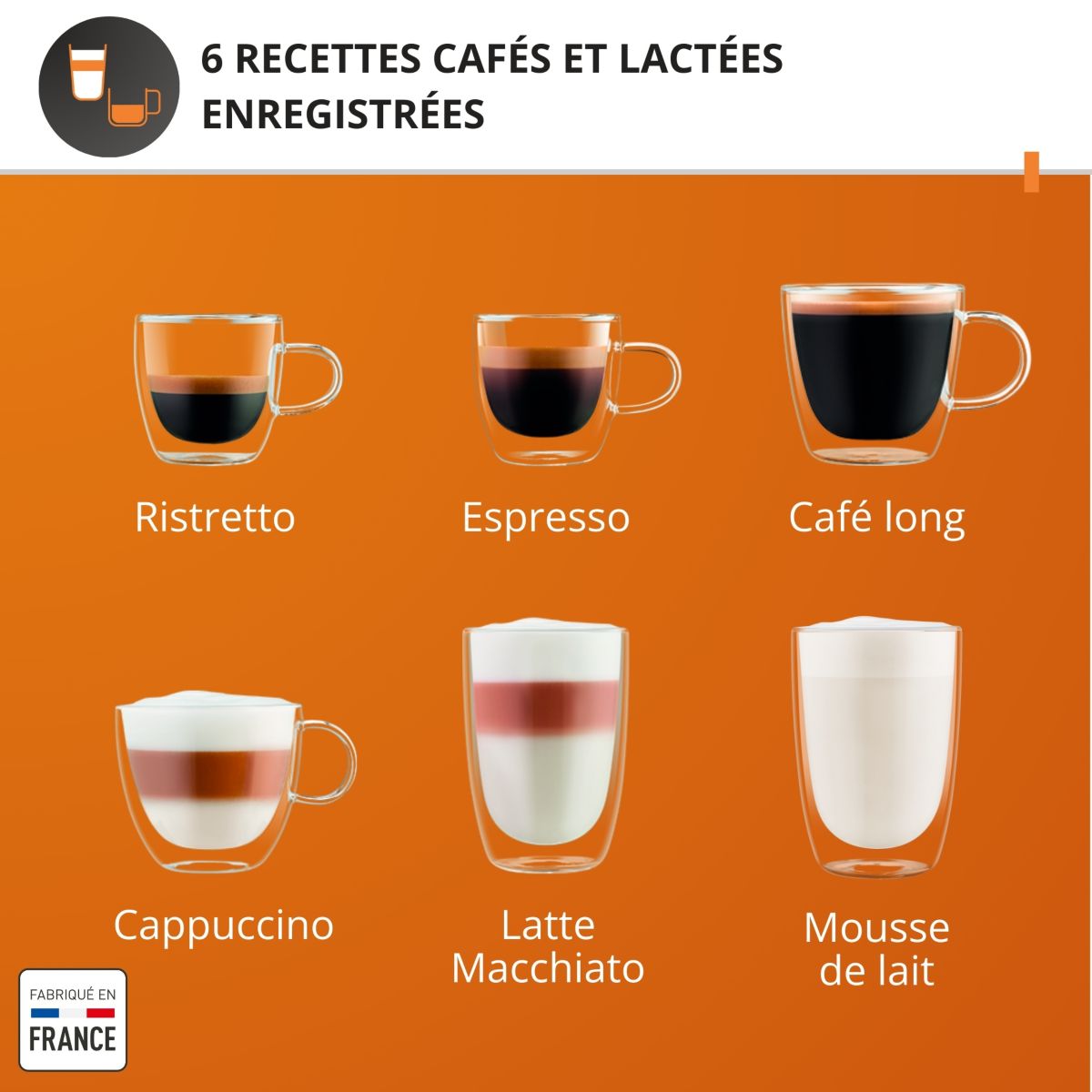 Expresso Broyeur Sensation lait EA912HF1 couleur unique, KRUPS