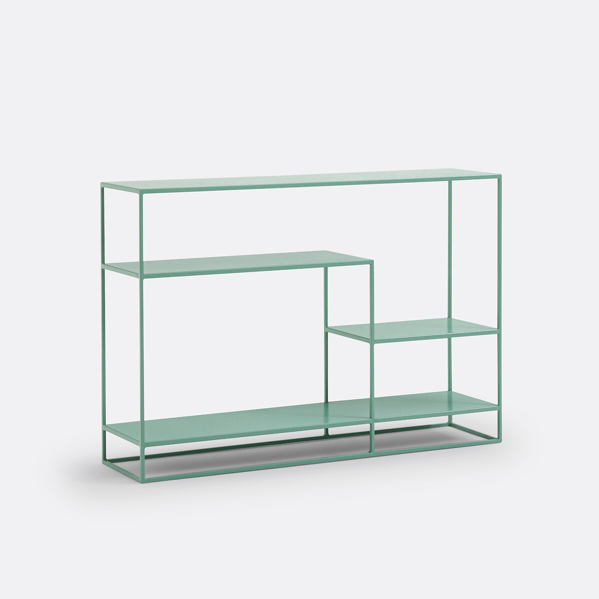 Console asymétrique métal acier, Miva céladon, LA REDOUTE INTERIEURS