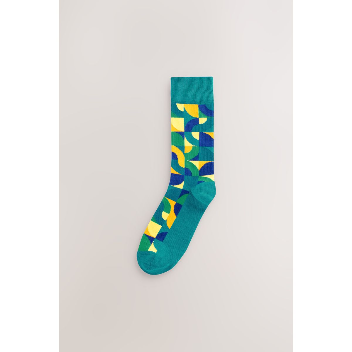 Chaussettes à motif, 8 paires rouge vif/géo vert, NEXT