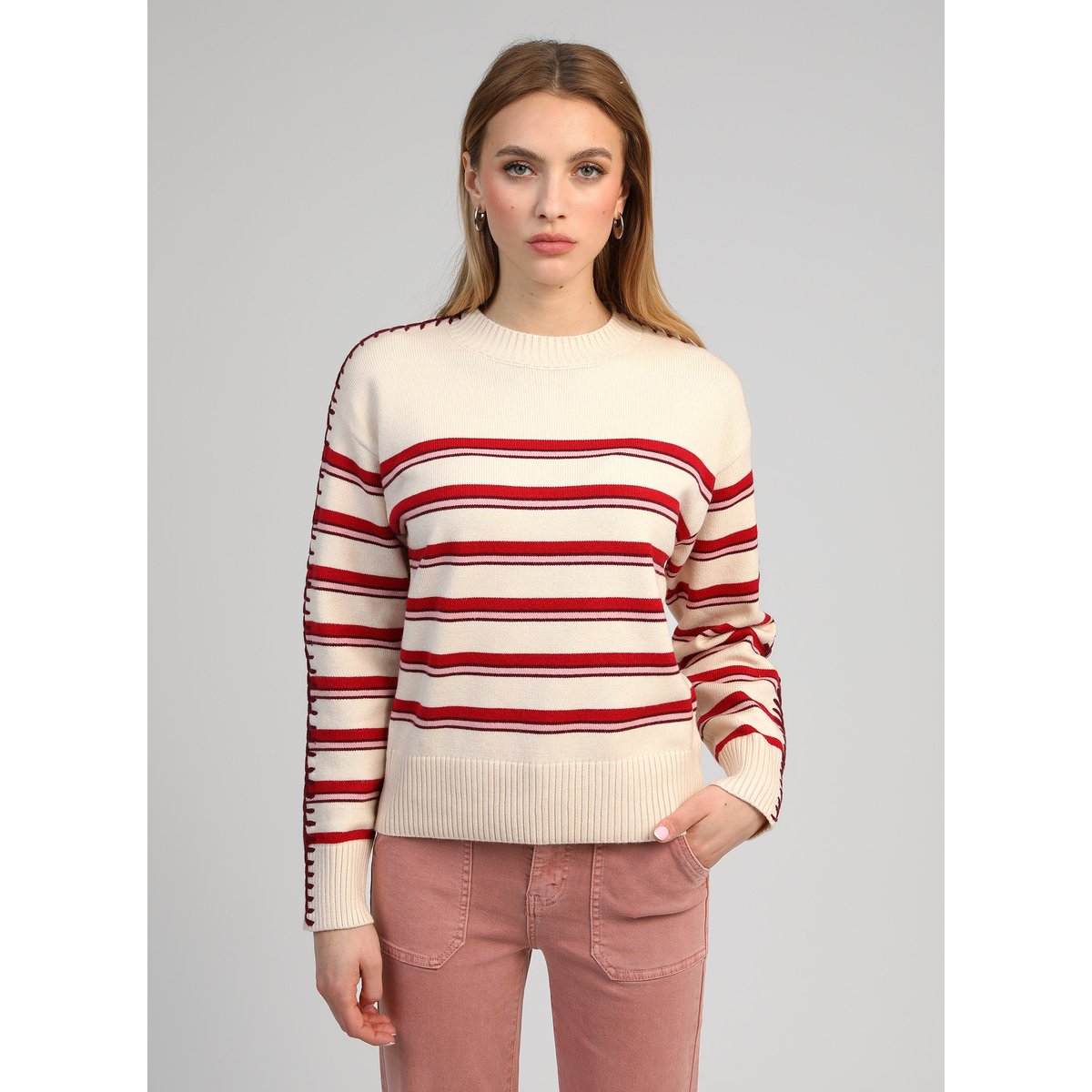 Pull NAUSIKA rouge, AN'GE