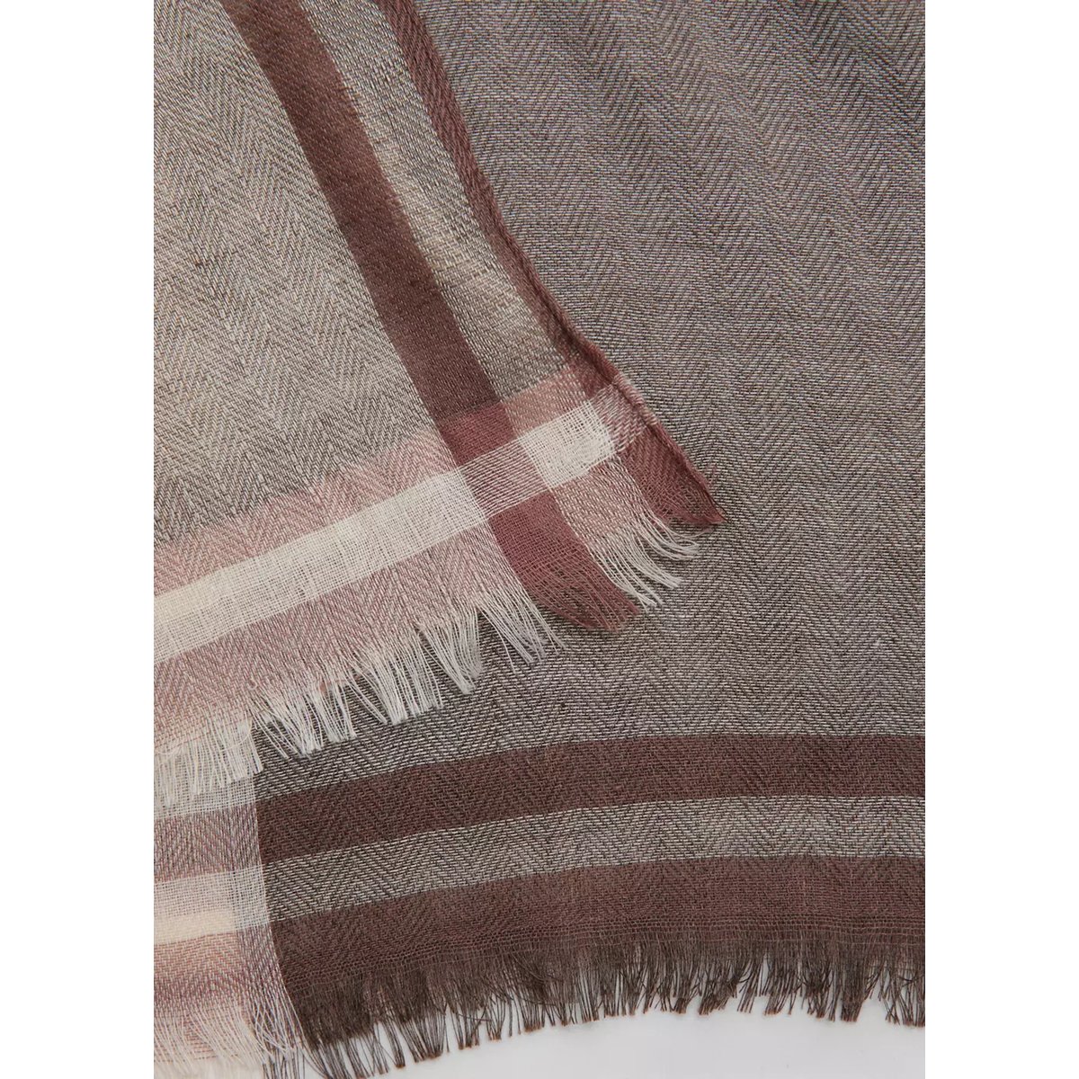 Foulard fluide chocolat, MANGO