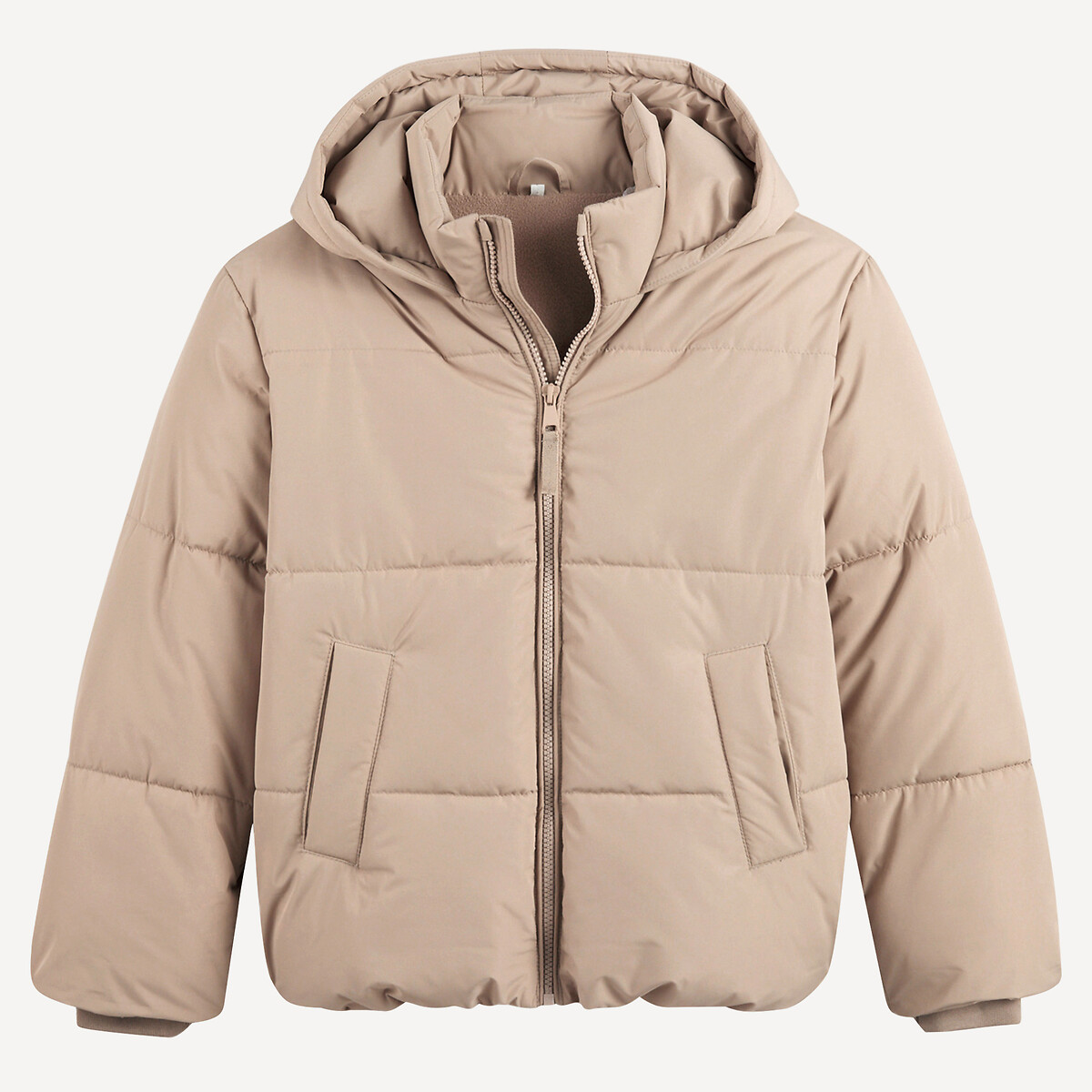 Donsjas met kap beige , LA REDOUTE COLLECTIONS