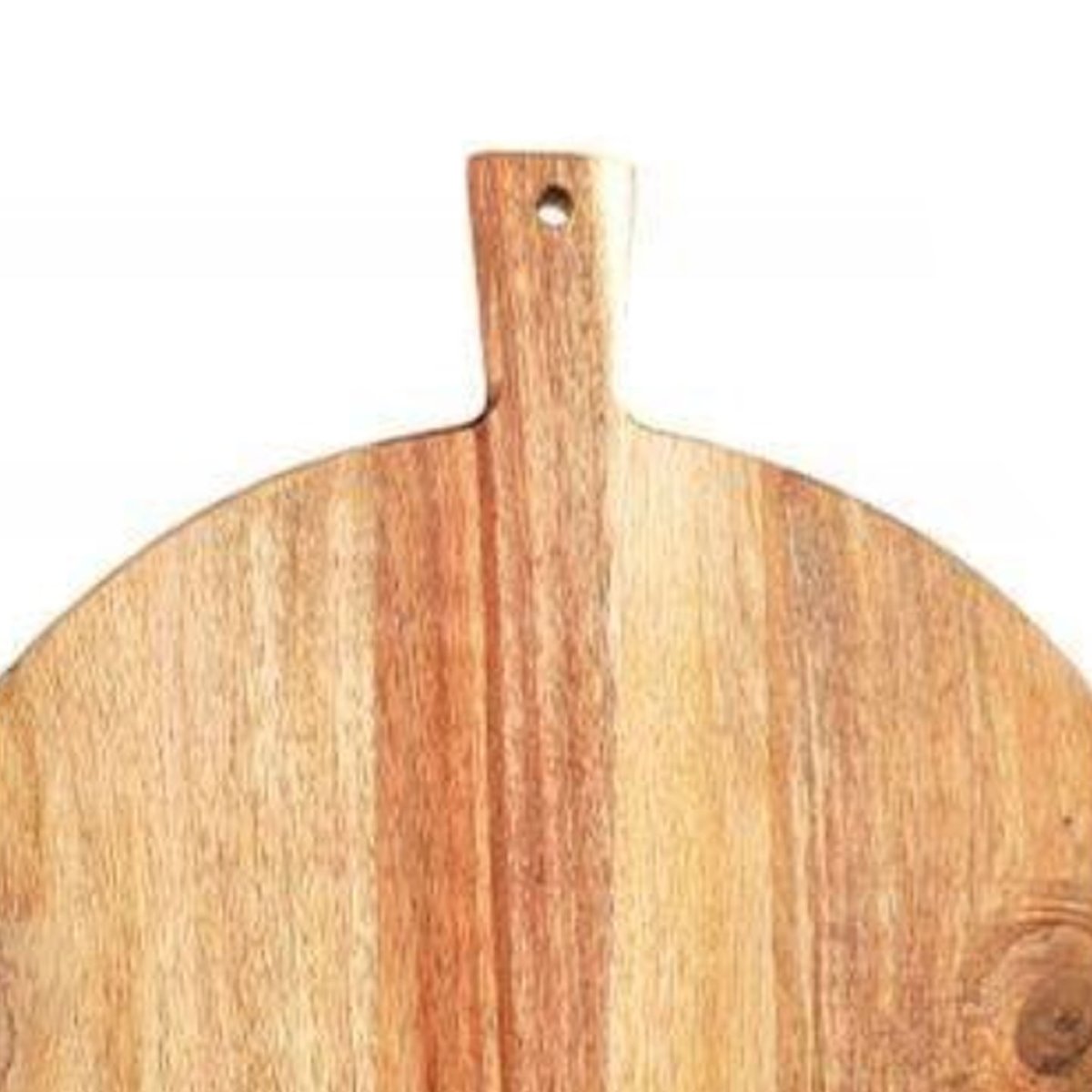 Planche à découper ronde en bois d'acacia 33x33x40cm bois, WADIGA