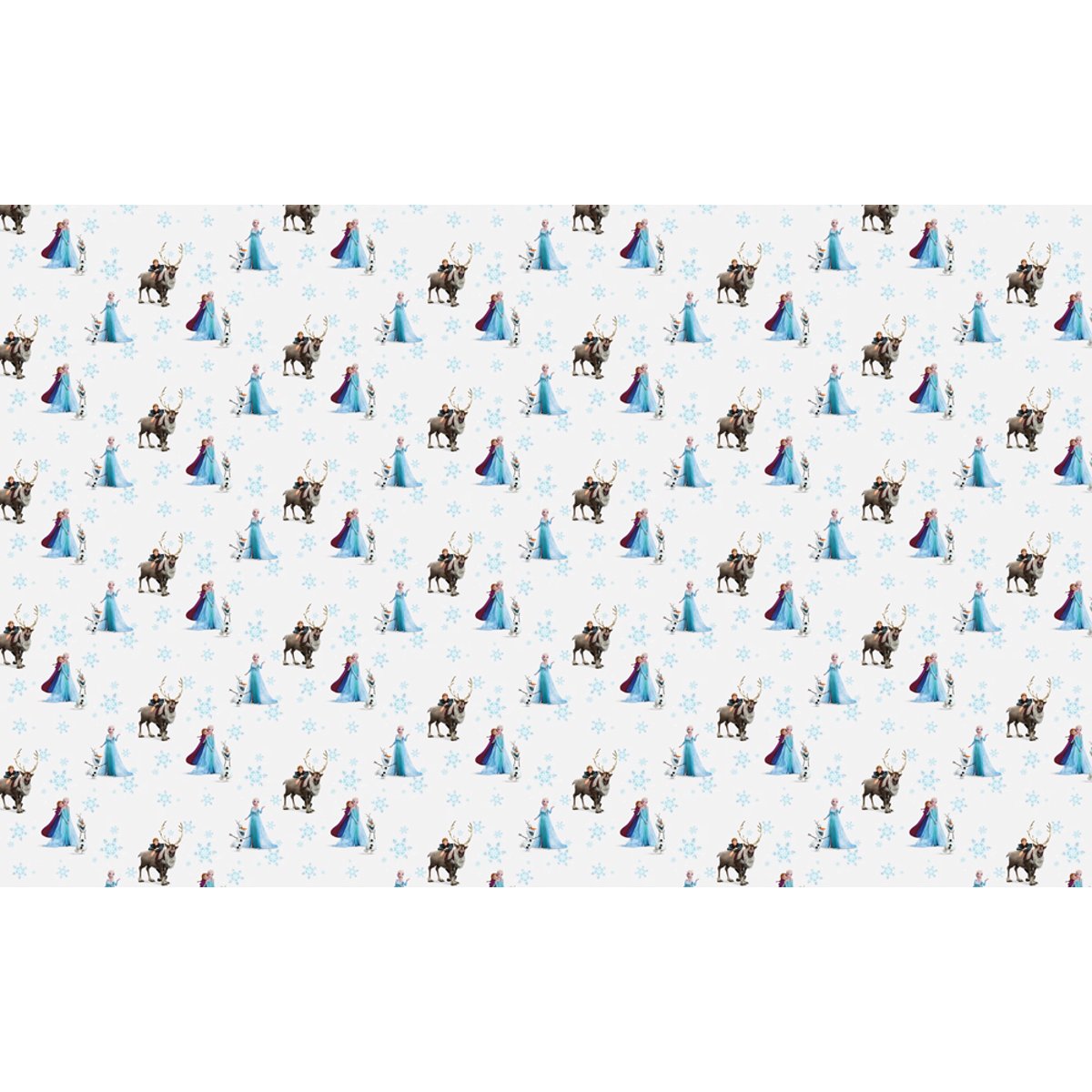 Papier peint Komar - Frozen Circles - Rouleau: 53 x 1005 cm bleu, HEXOA