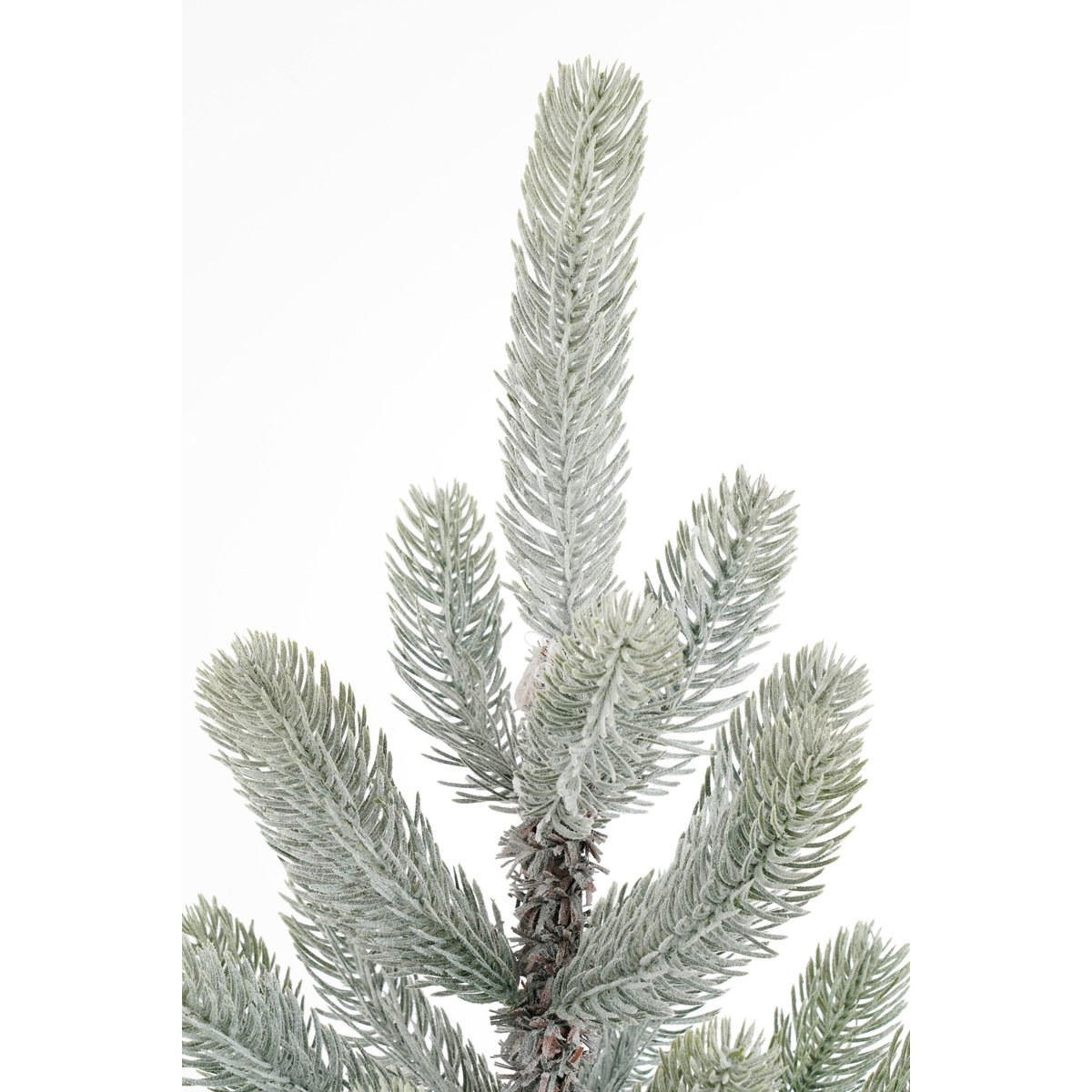 Sapin de Noël artificiel enneigé H120 cm NAGOYA vert, BLACK BOX TREES