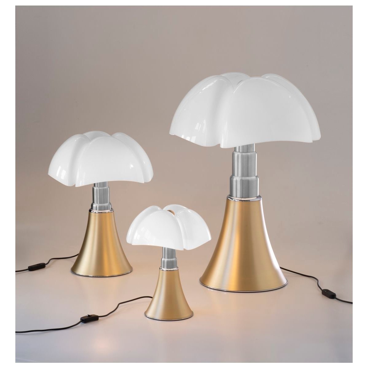 Lampe PIPISTRELLO laiton, MARTINELLI LUCE