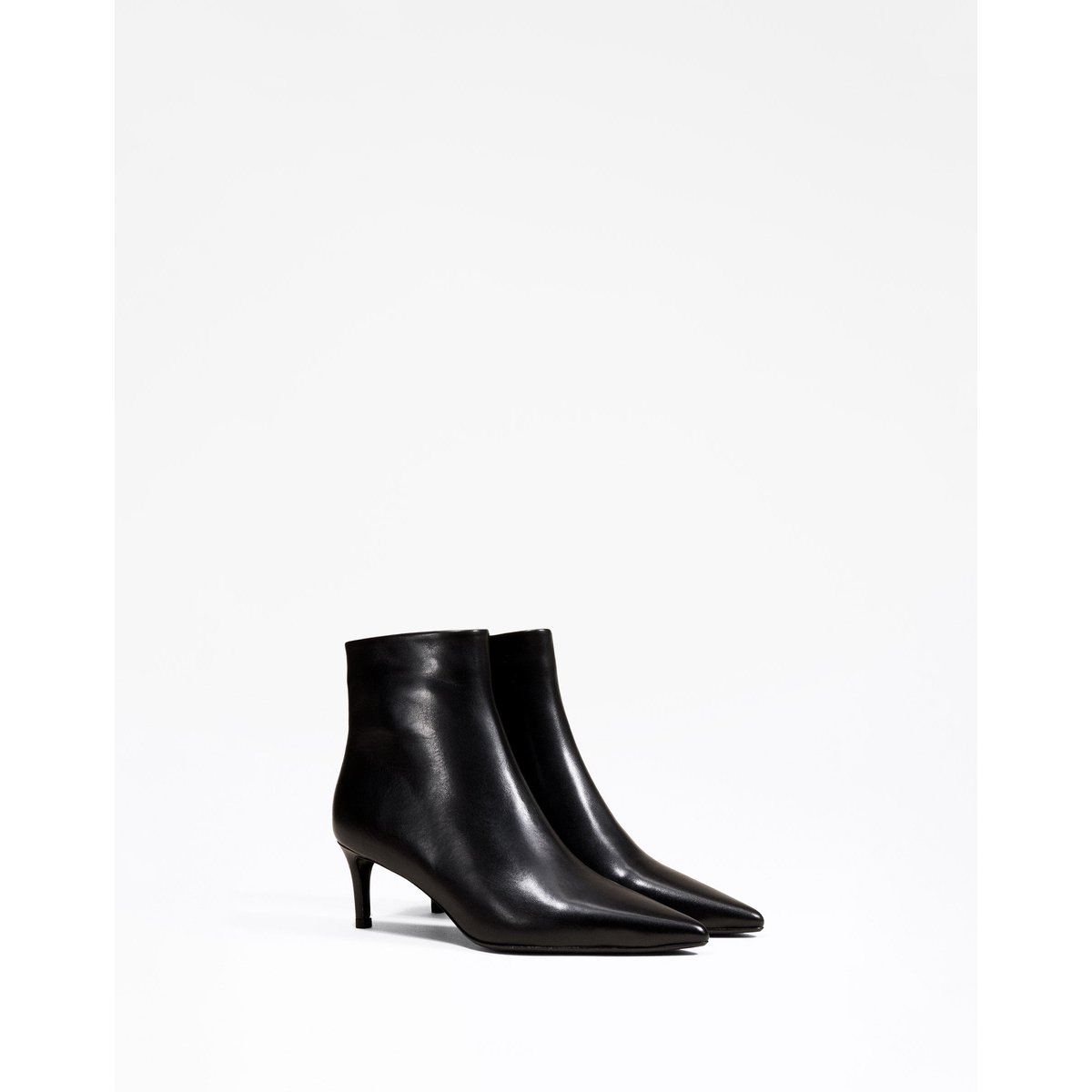 Bottines à bout pointu NOURA LOW noir, MI MAI