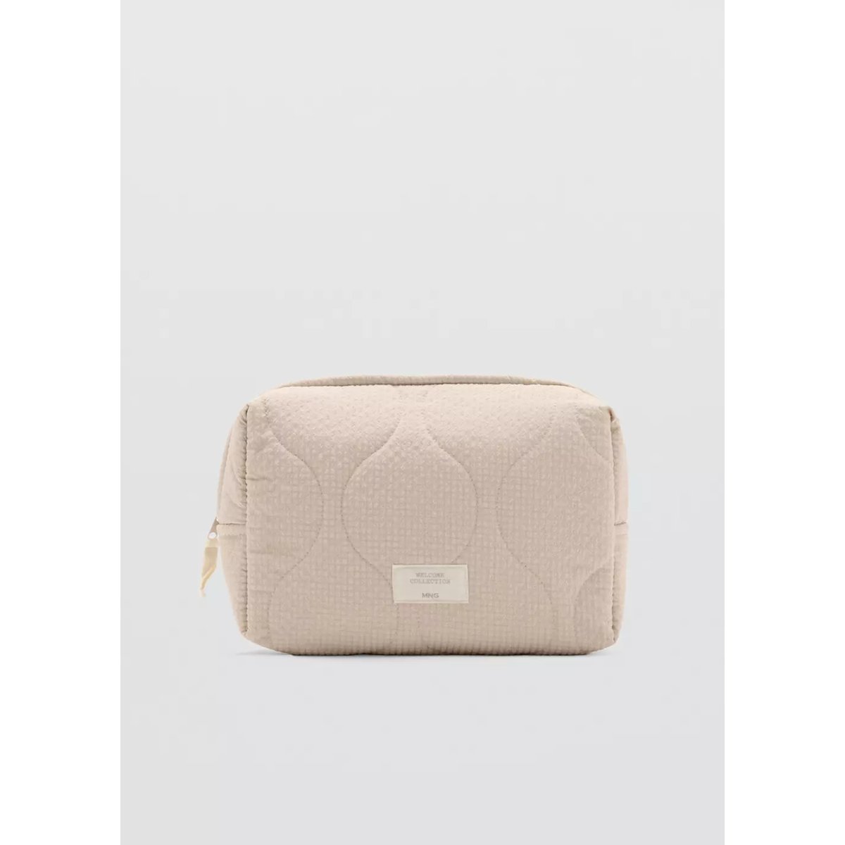 Trousse de toilette avec coutures décoratives beige, MANGO BABY