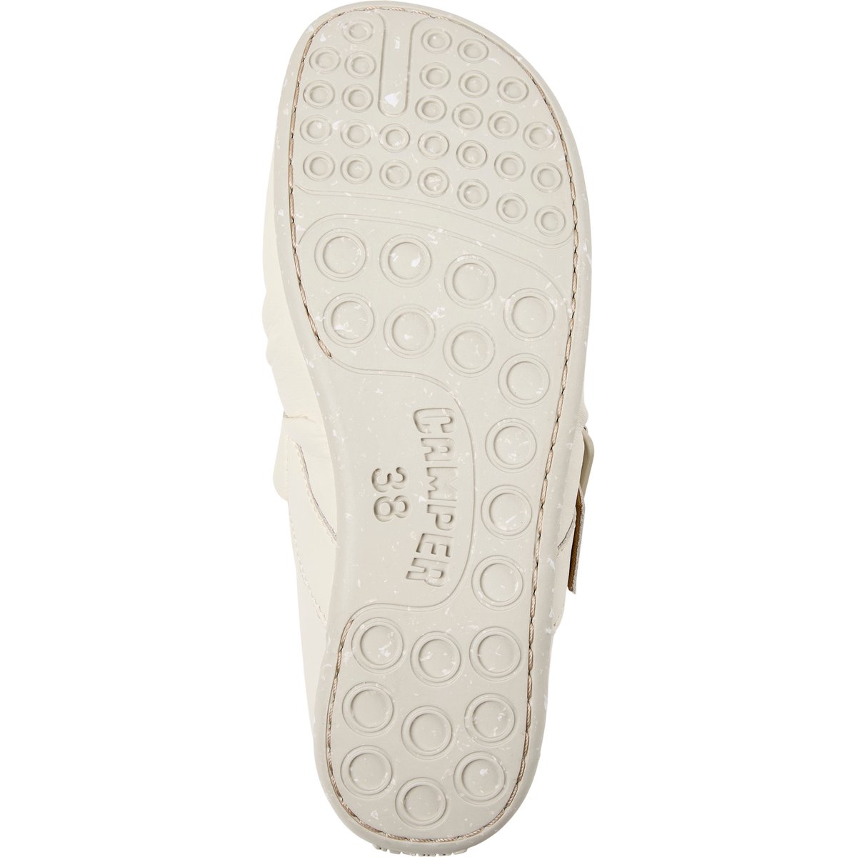 Ballerines Cuir WABI blanc naturel, CAMPER