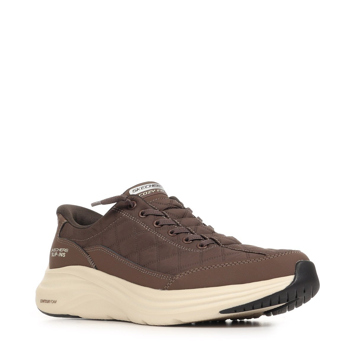 Baskets CONTOUR FOAM COZY FIT brown, SKECHERS