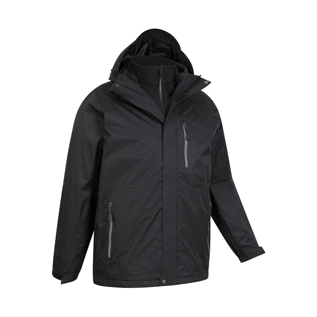 Veste imperméable BRACKEN EXTREME noir, MOUNTAIN WAREHOUSE