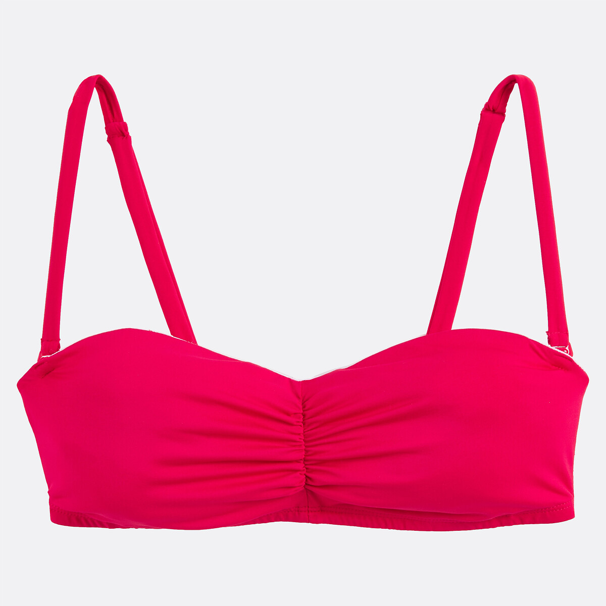 Haut de maillot de bain, bandeau Essentiel framboise, LA REDOUTE COLLECTIONS