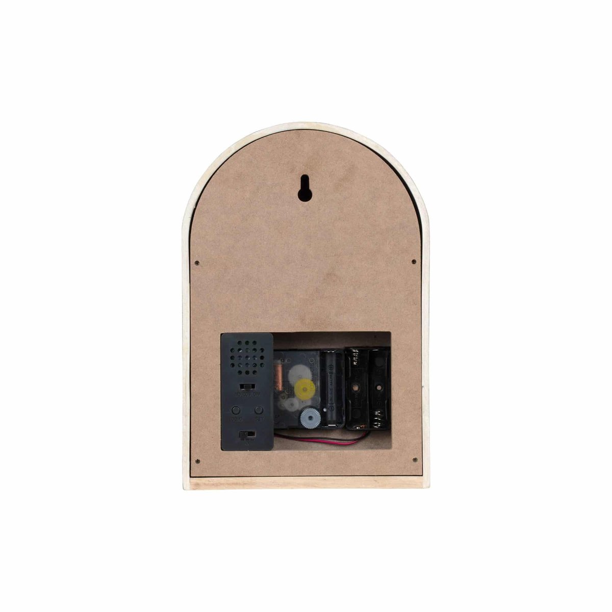 Horloge Murale Bois CURVA CUCKOO bois foncé, KARLSSON