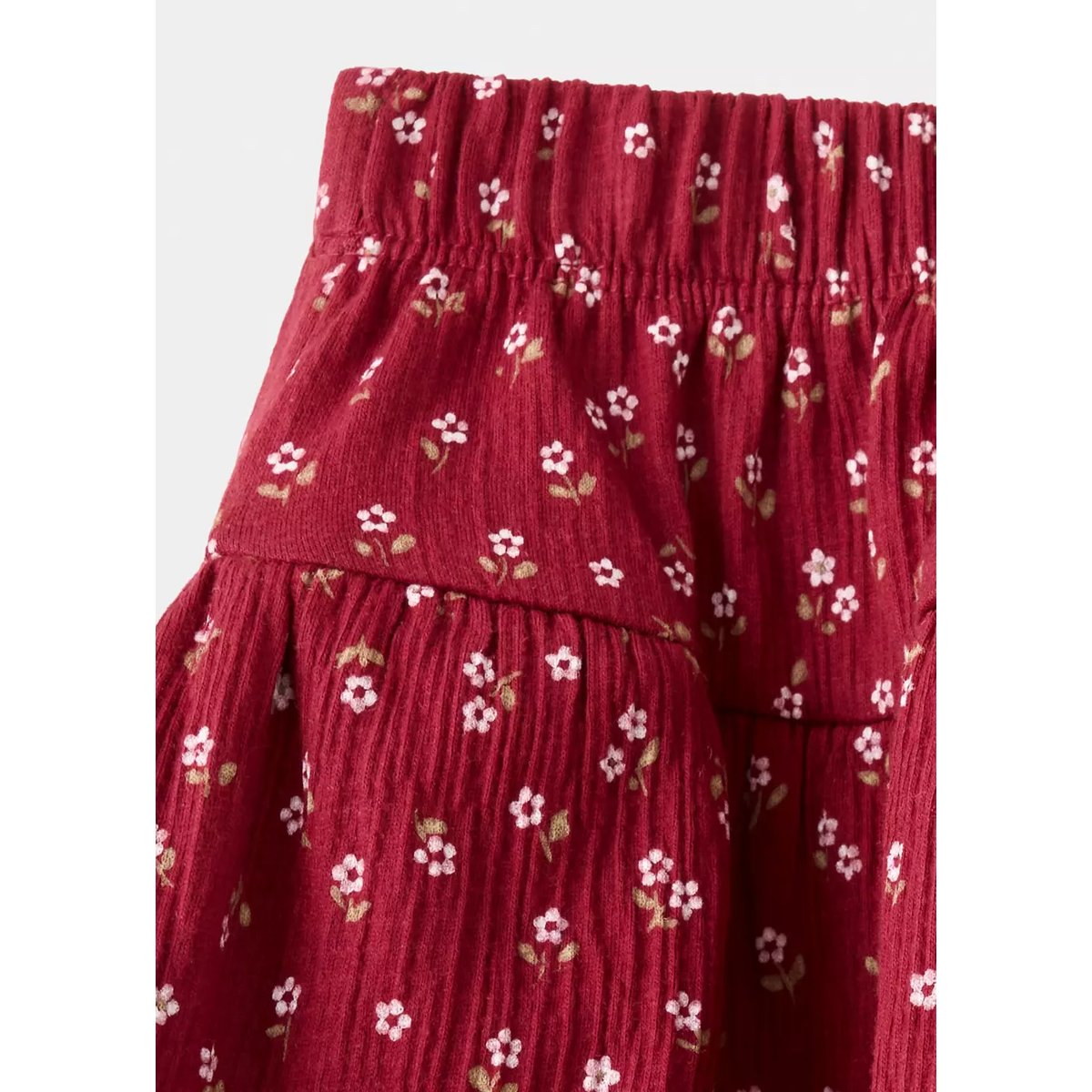 Jupe imprimée volants cerise, MANGO KIDS