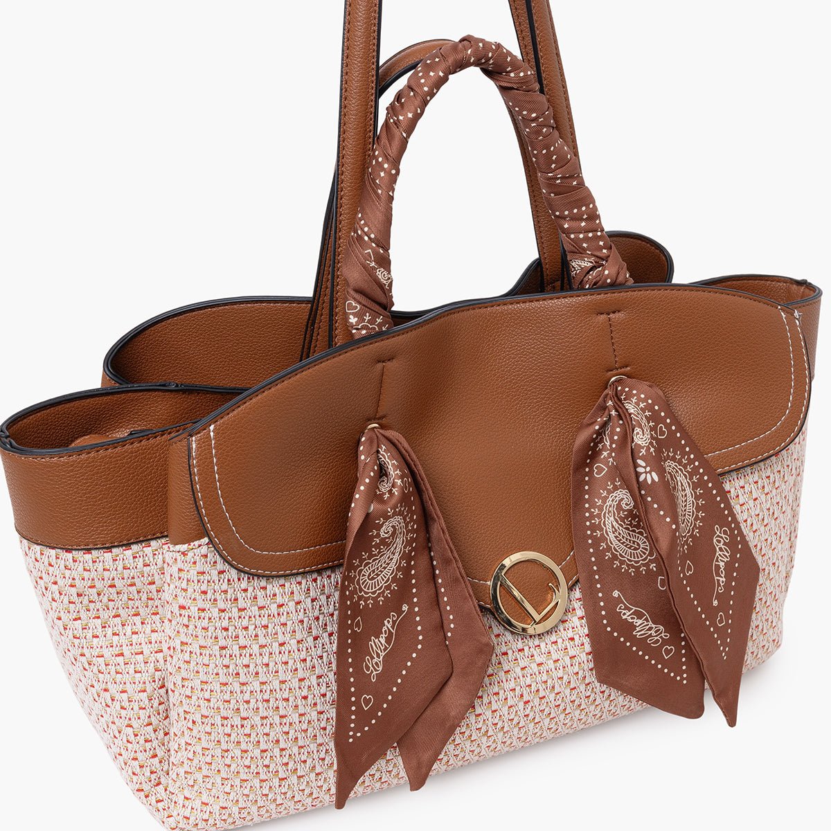 Grand sac shopper Sade camel, LOLLIPOPS