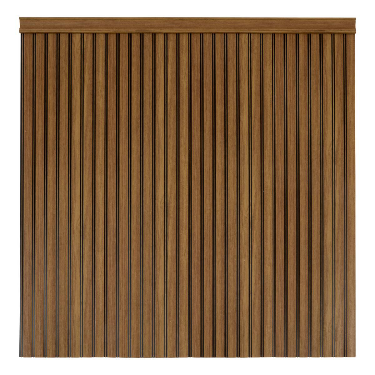 Lot de 4 panneaux de soubassement BENY marron, ATMOSPHERA