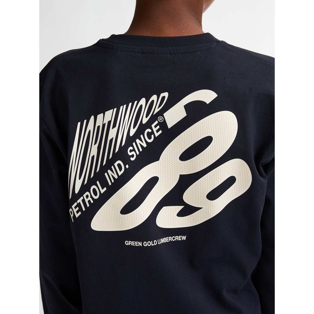 T-shirt graphique mammouth bleu royal navy, PETROL INDUSTRIES