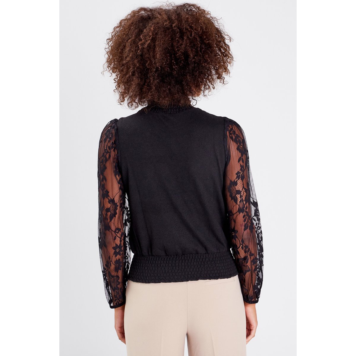 T-shirt manches longues noir, CACHE CACHE