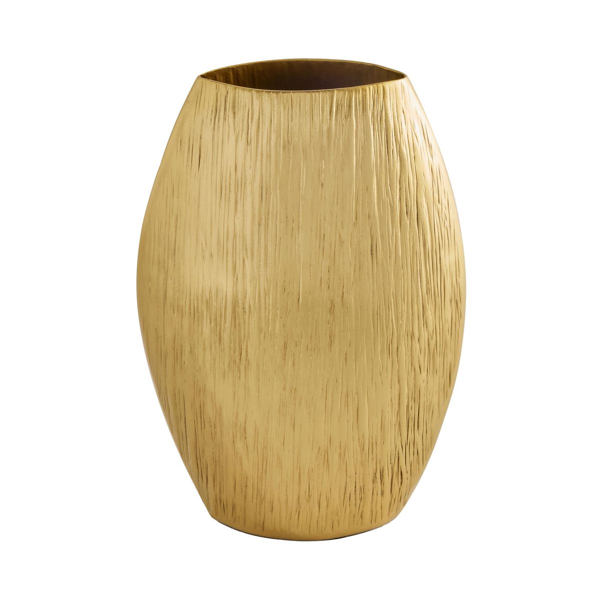 Vase texturé en métal evie doré, NEXT