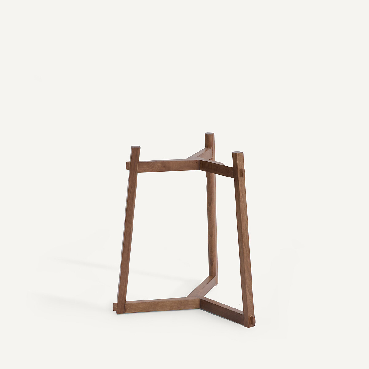 Support en noyer, pour cache-pot Florian, hauteur 23 et 33 cm, FLORIANE noyer, AM.PM
