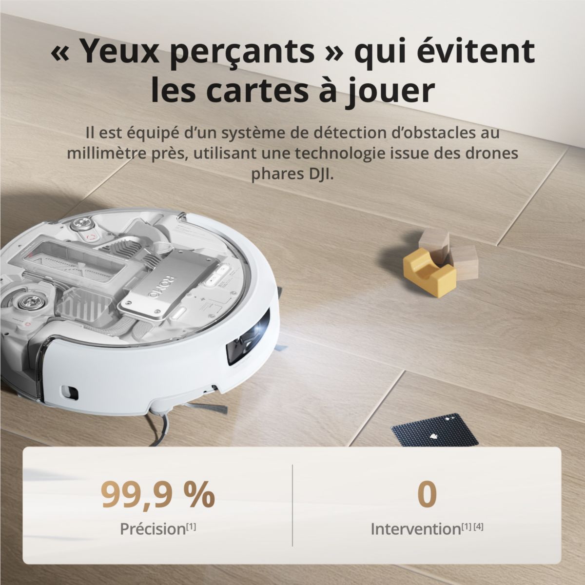 Robot Aspirateur Laveur Romo A couleur unique, DJI