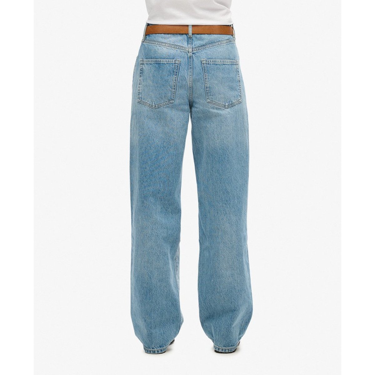 Jean large en coton bio vintage custom spring, SUPERDRY