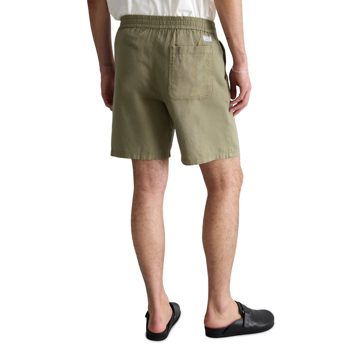Short relaxed en coton bio et en lin vert, MARC O’POLO DENIM