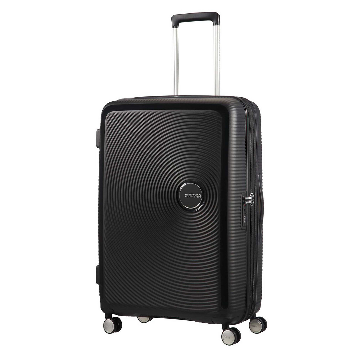 Mala de viagem grande, 4 rodas, 77 cm, expansível, da American Tourister preto , AMERICAN TOURISTER