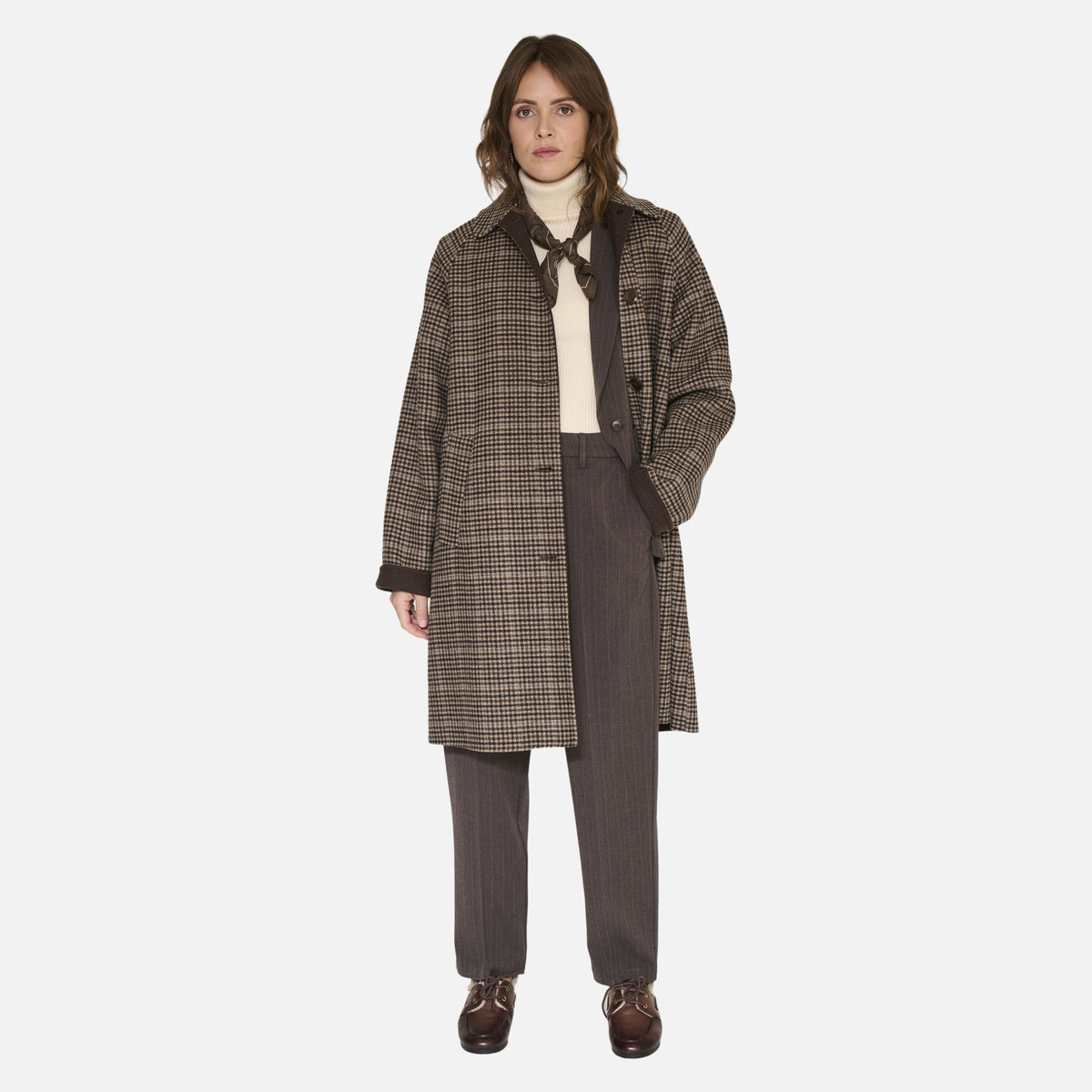Manteau MANEL 27w brown, MKT STUDIO