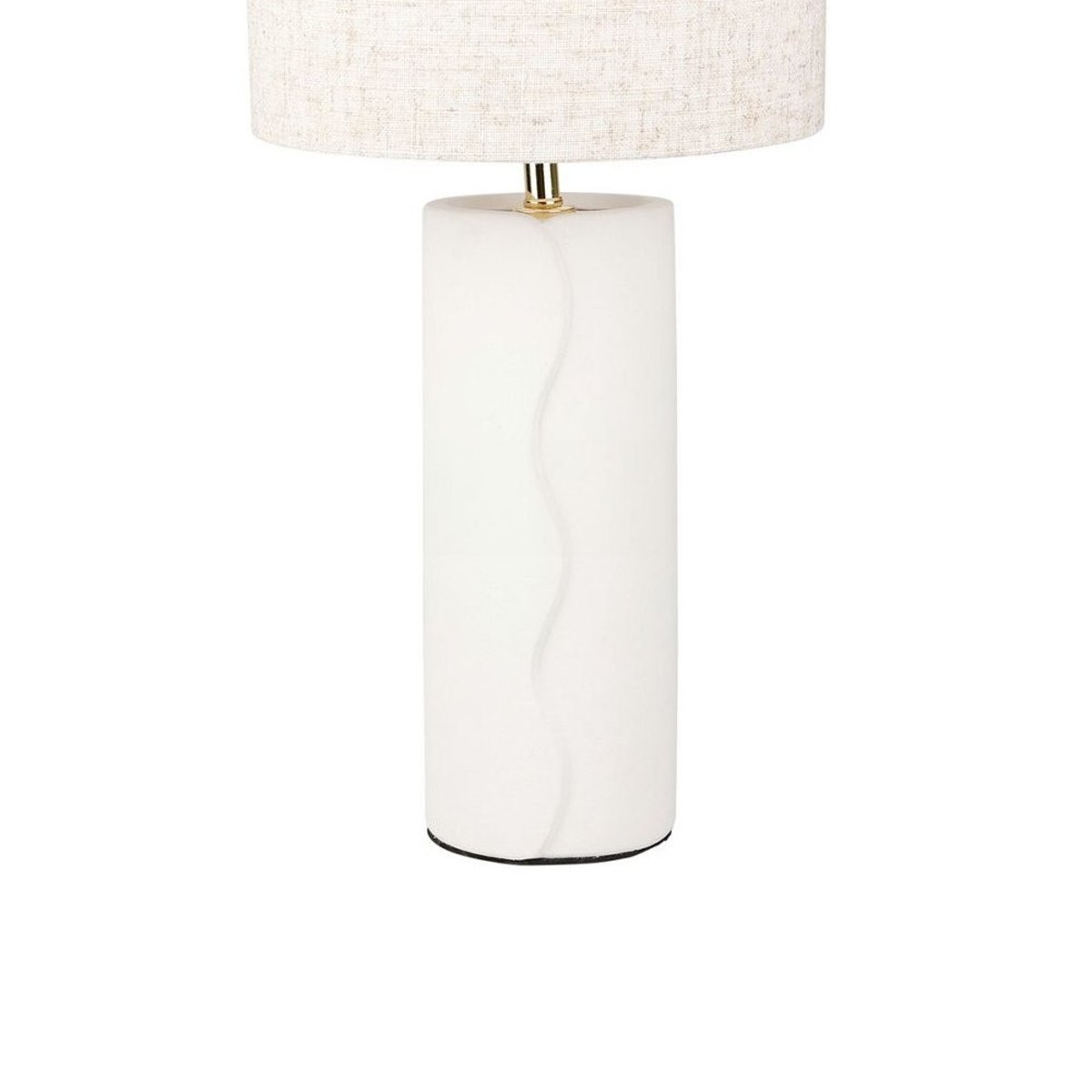Lampe céramique blanche blanc, DECORATIE
