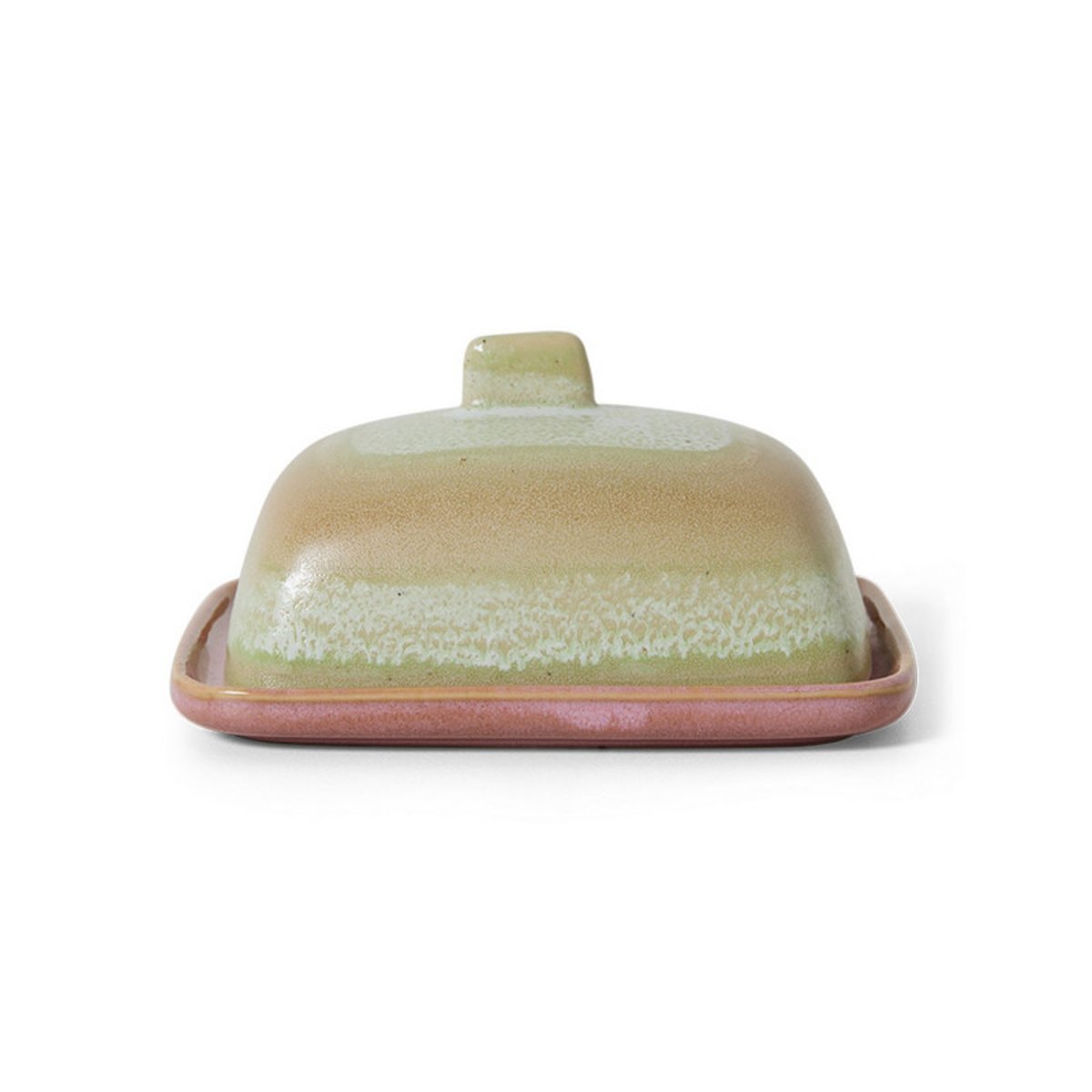 Beurrier céramique Skyline multicolore, HKLIVING