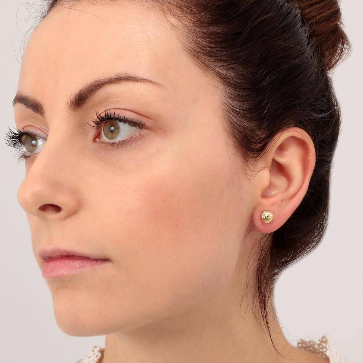 Boucles d'oreilles en or jaune 750 CLASSIC or jaune, BLUESPIRIT