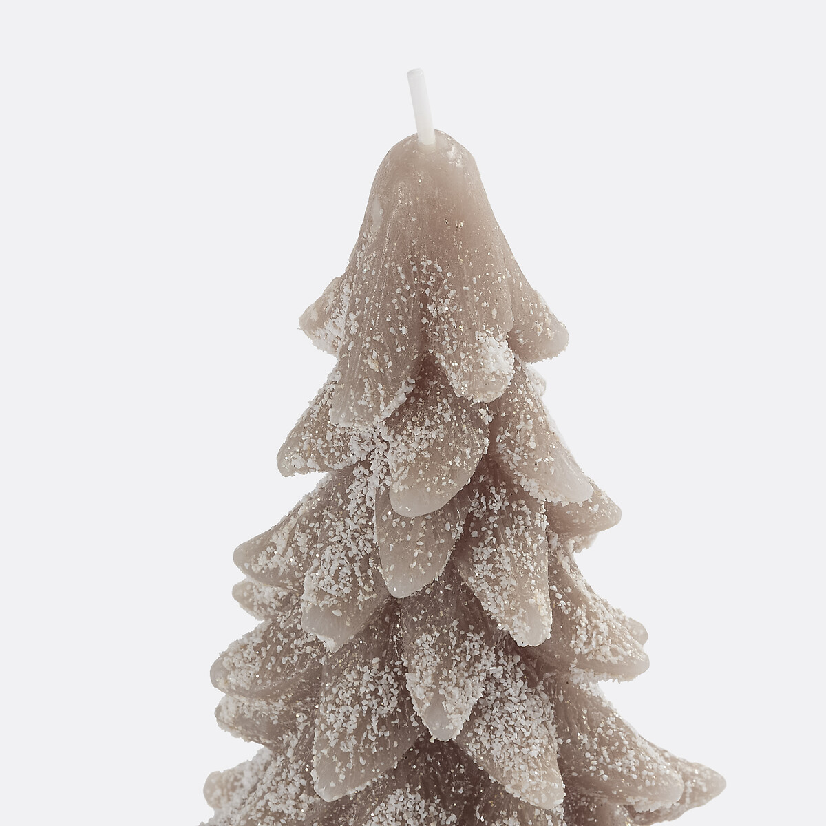 Caspar Wax Candle in Shape of Fir Tree, H16.5cm, brown, LA REDOUTE INTERIEURS
