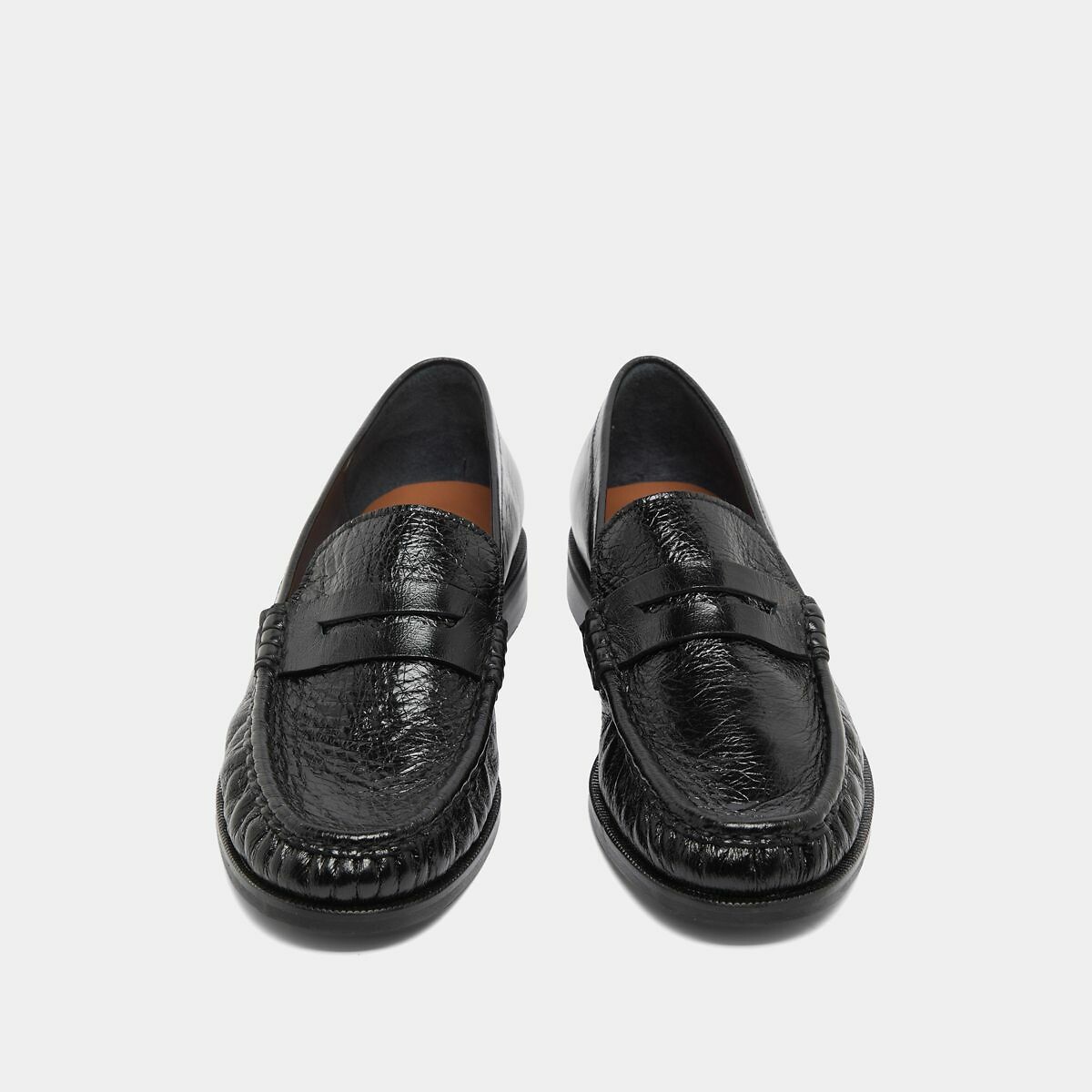 Mocassins en cuir, Delice noir, JONAK