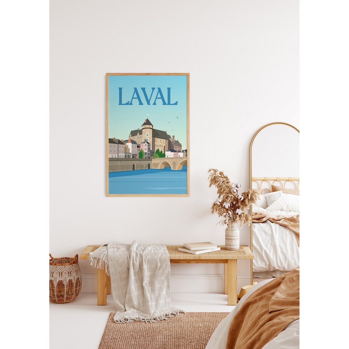 Affiche ville Laval blanc, L'AFFICHERIE