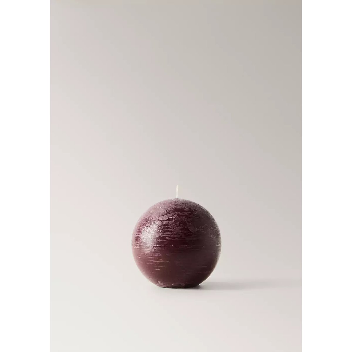 Bougie ronde à texture grenat, MANGO HOME
