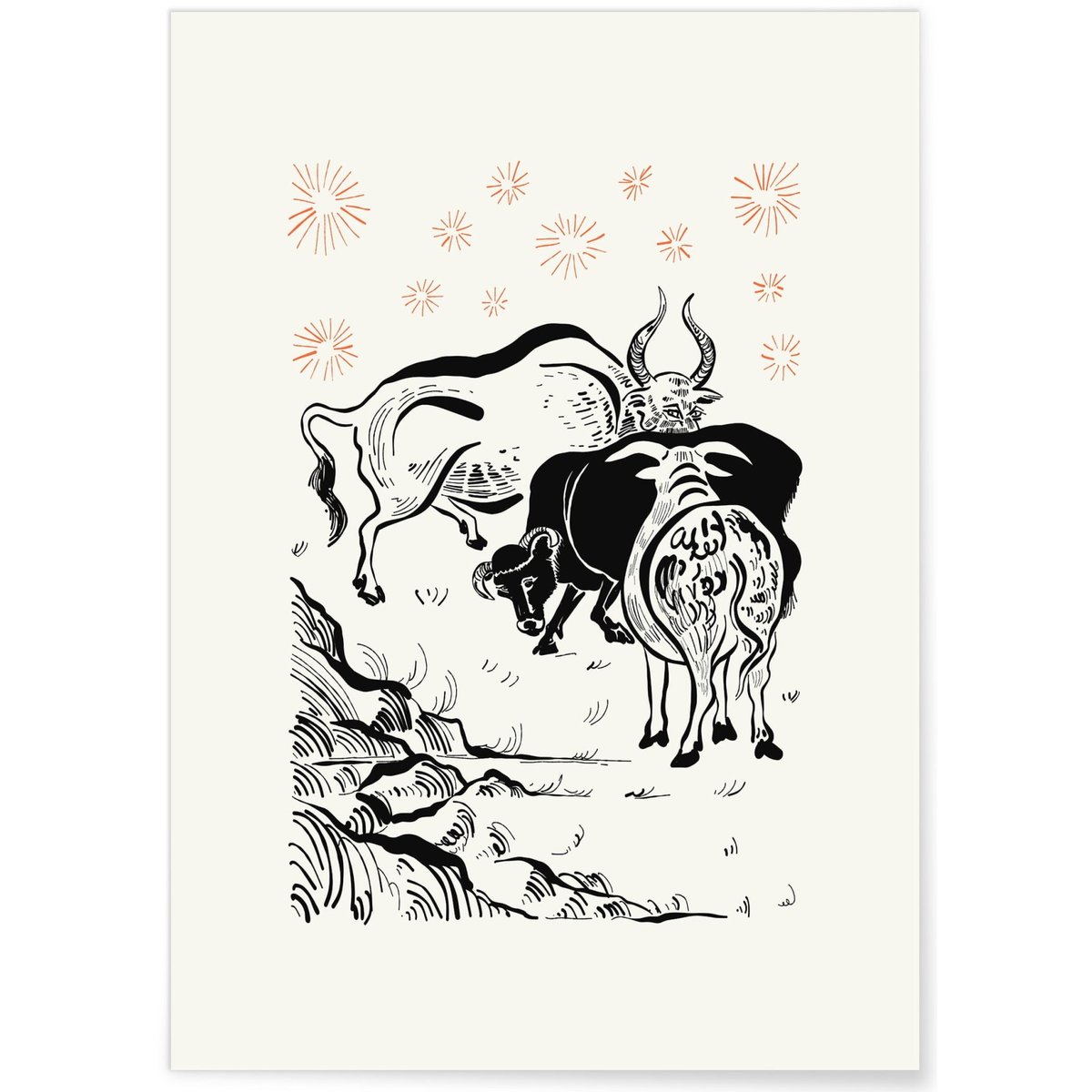 Affiche Art Japon 11 blanc, L'AFFICHERIE