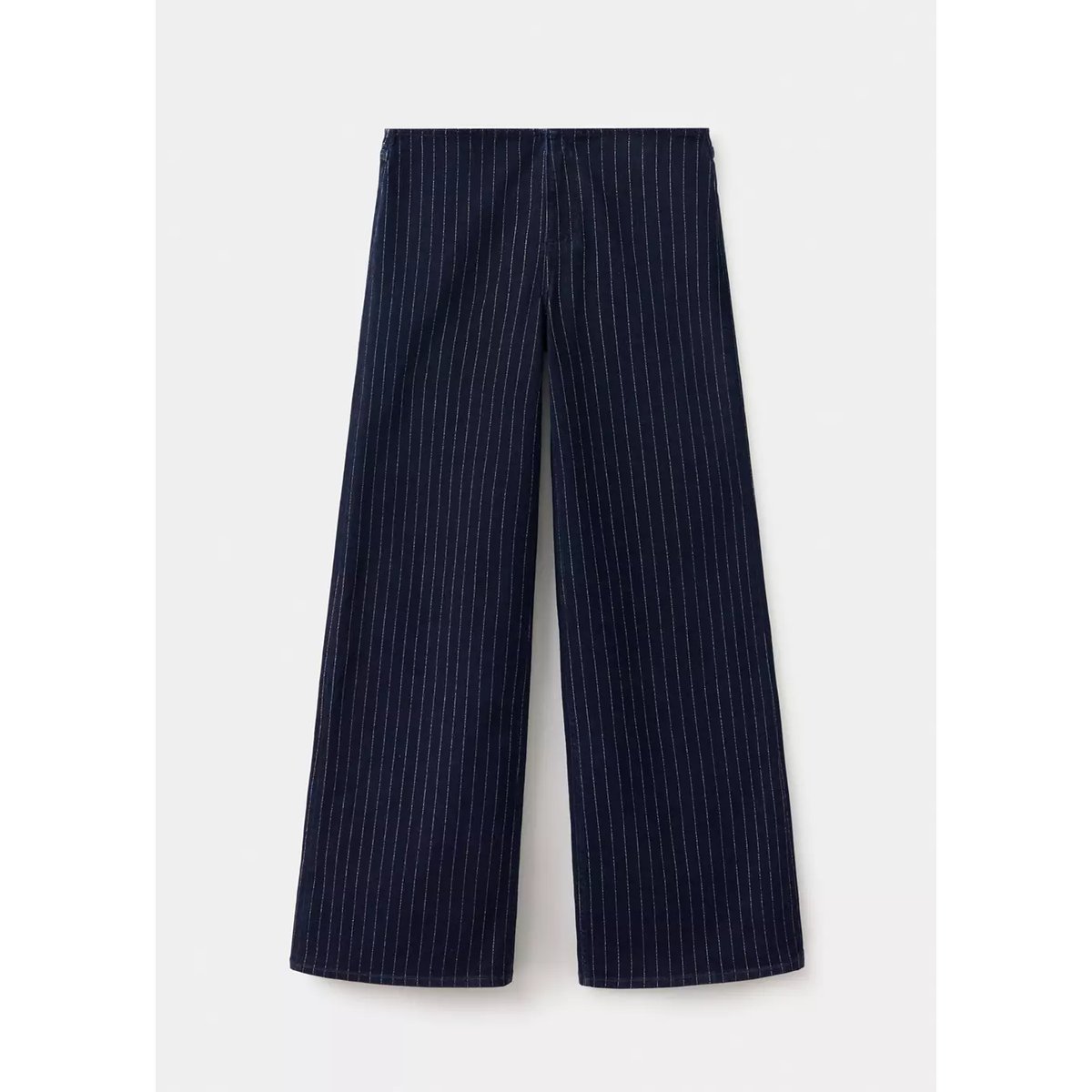 Jean large à rayures bleu, MANGO TEEN