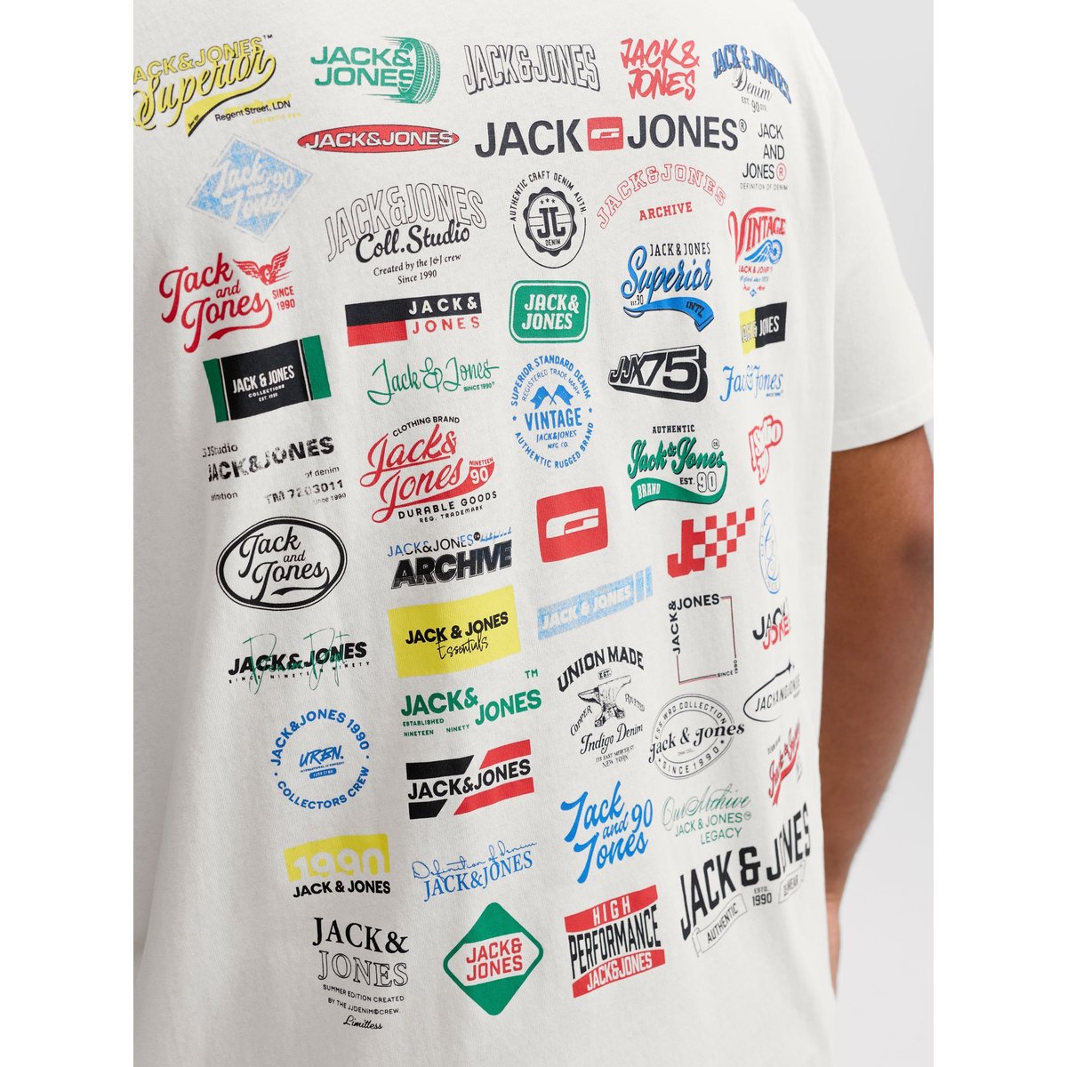 T-Shirt cloud dancer, JACK & JONES