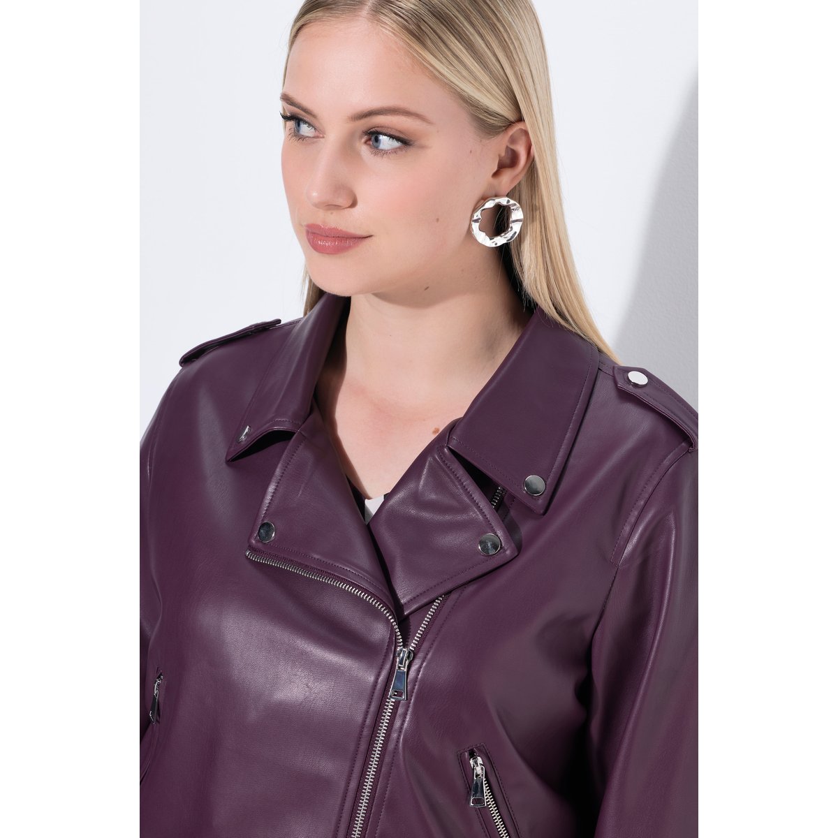 Perfecto en similicuir prune foncé, ULLA POPKEN