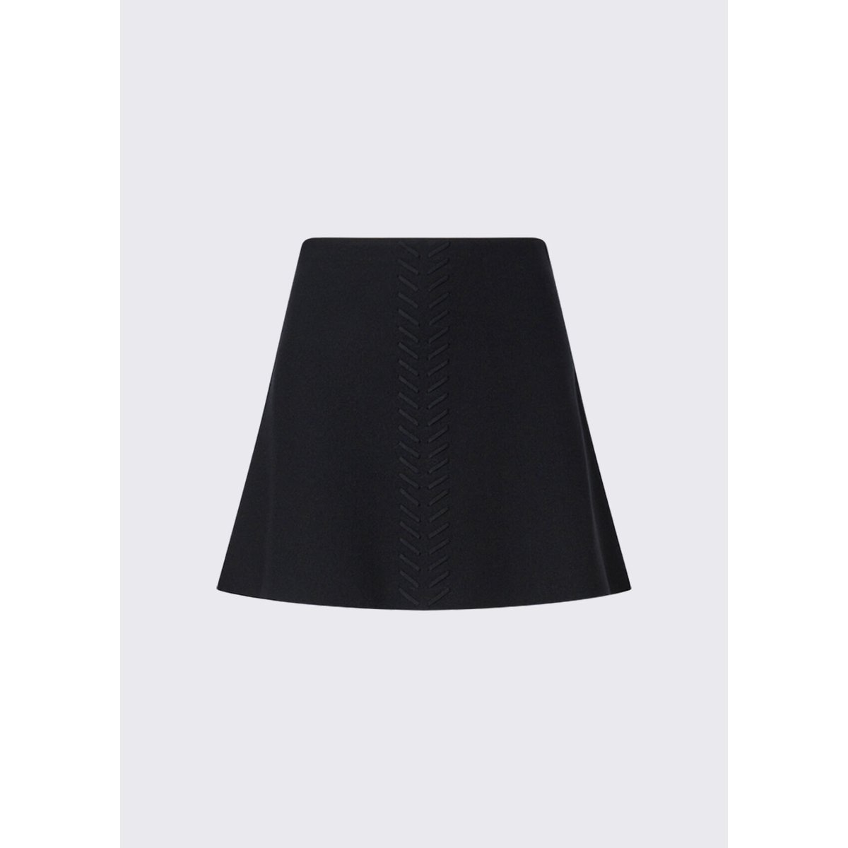 Minijupe en maille avec détails tressés noir, LIU JO