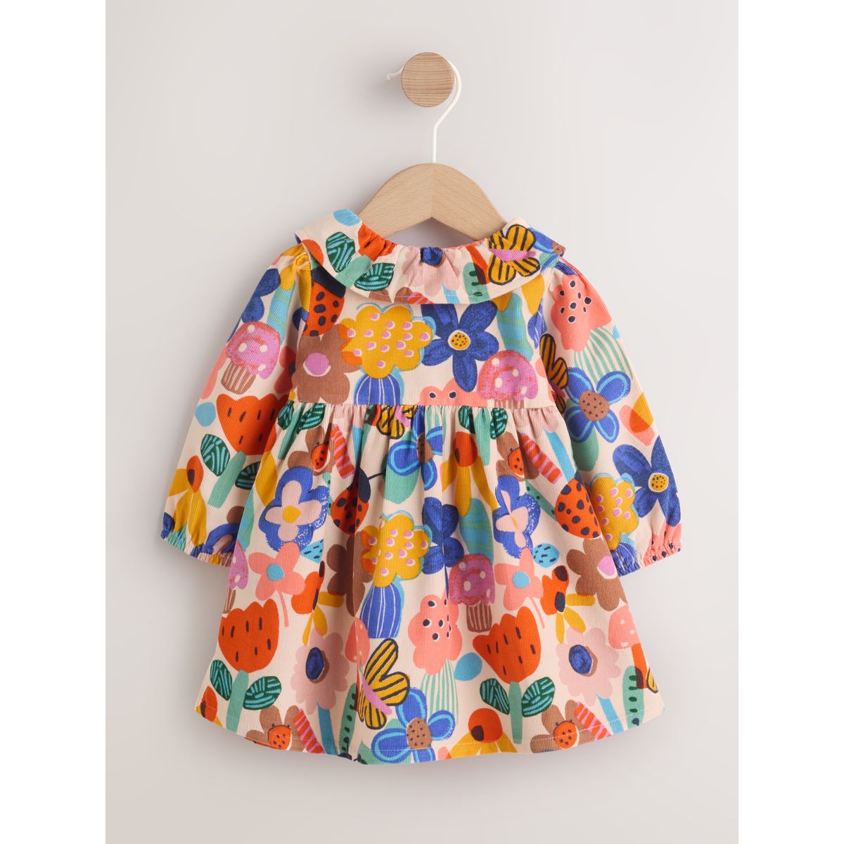 Robe en velours et collants bébé, 2 pièces impression multicolore, NEXT
