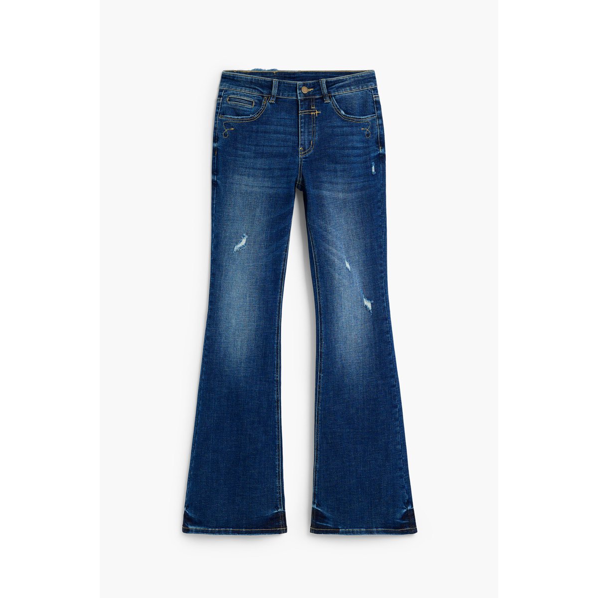 Jean flare bleu, DESIGUAL