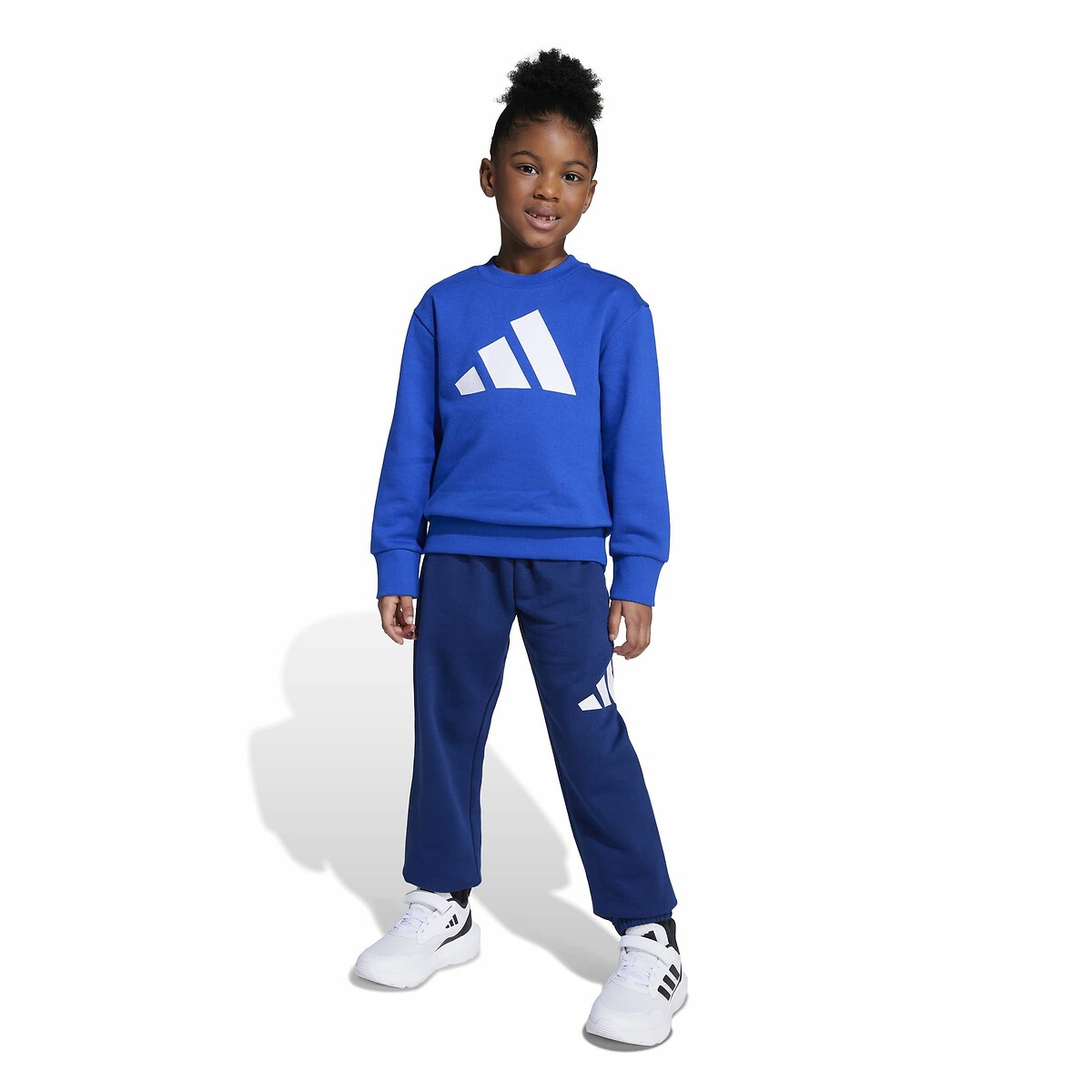 Junior 2026 World Cup brushed fleece tracksuit blue/navy blue, ADIDAS SPORTSWEAR