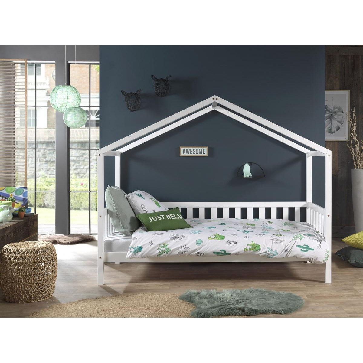 Dallas Lit MH + Matelas couleur unique, VIPACK