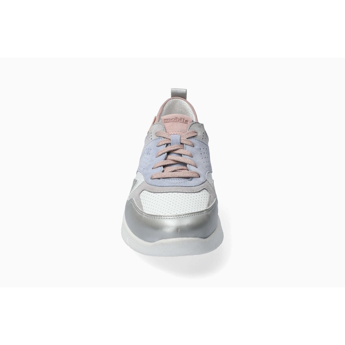 Baskets en cuir IMANIE gris 5134, MEPHISTO