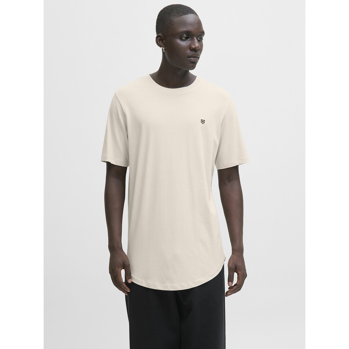 Pack de 5 t-shirts beige+bordeaux+kaki+bleu+marron, JACK & JONES