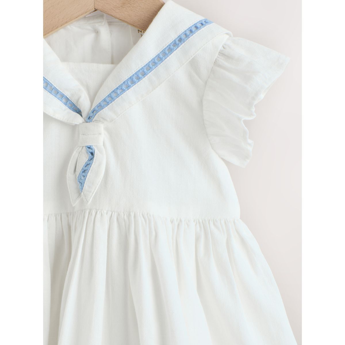 Robe tissée bébé blanc, NEXT