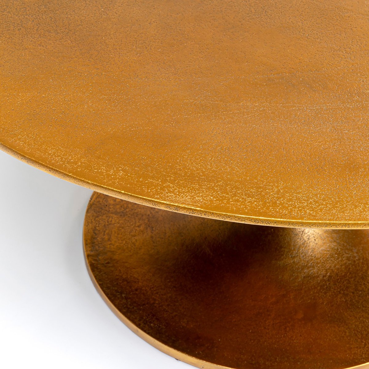Table basse ronde en aluminium, MOROCCO or, KARE DESIGN